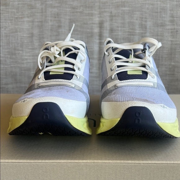 On Running Gray and Lime Sneakers - Picture 3 of 10